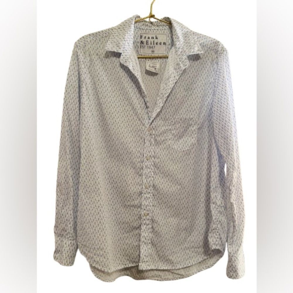 Frank & Eileen Flamingo Patterned Button Down Shi… - image 1
